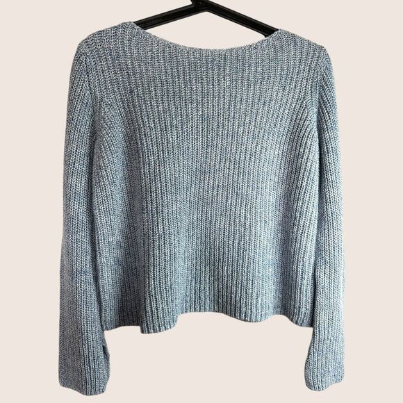 Theory Gray Crew Neck Sweater - Picture 5 of 10